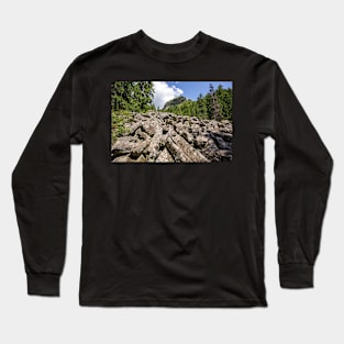 Mountain landscape with Detunatele Long Sleeve T-Shirt